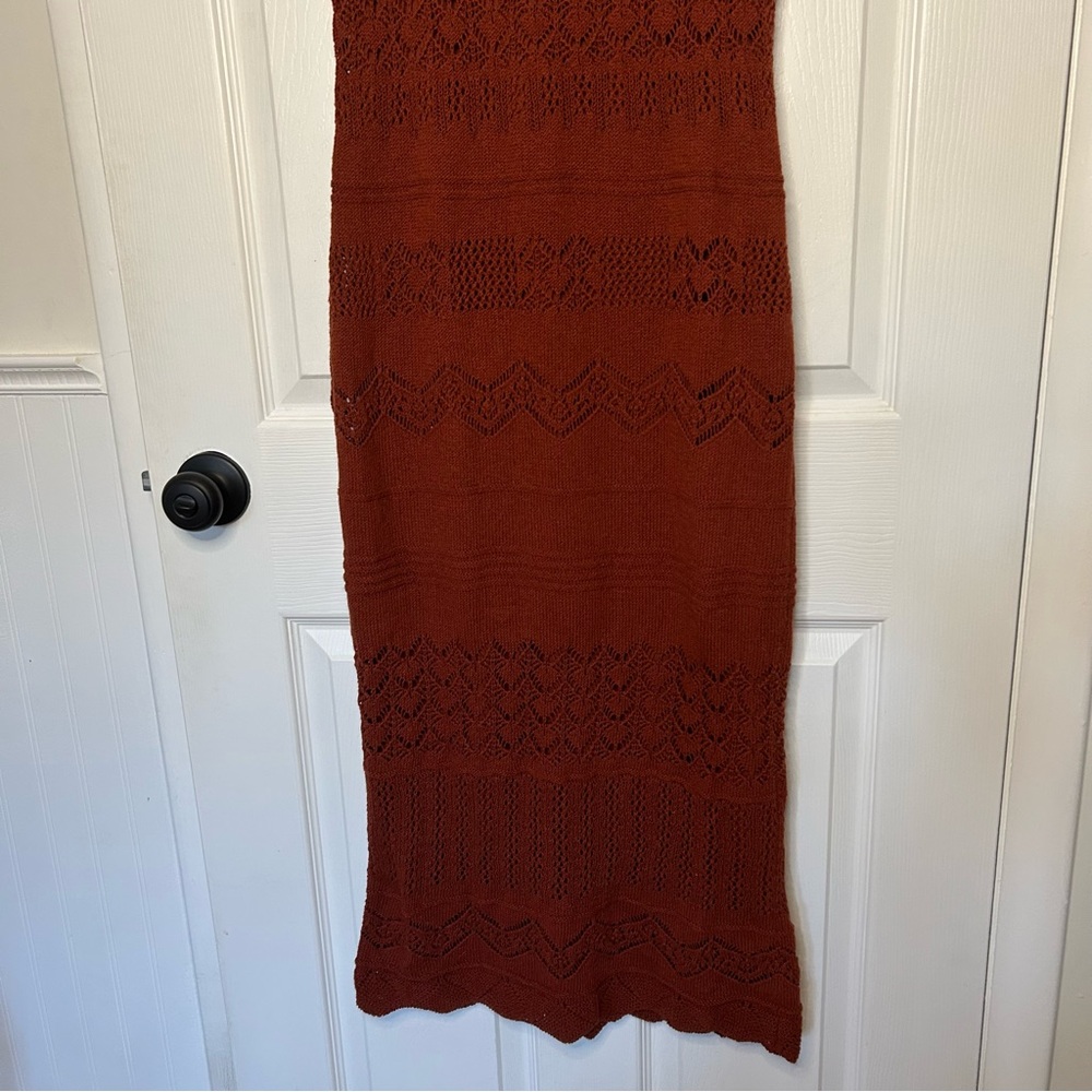 Anthropologie Crochet Midi Dress - Picture 7 of 12